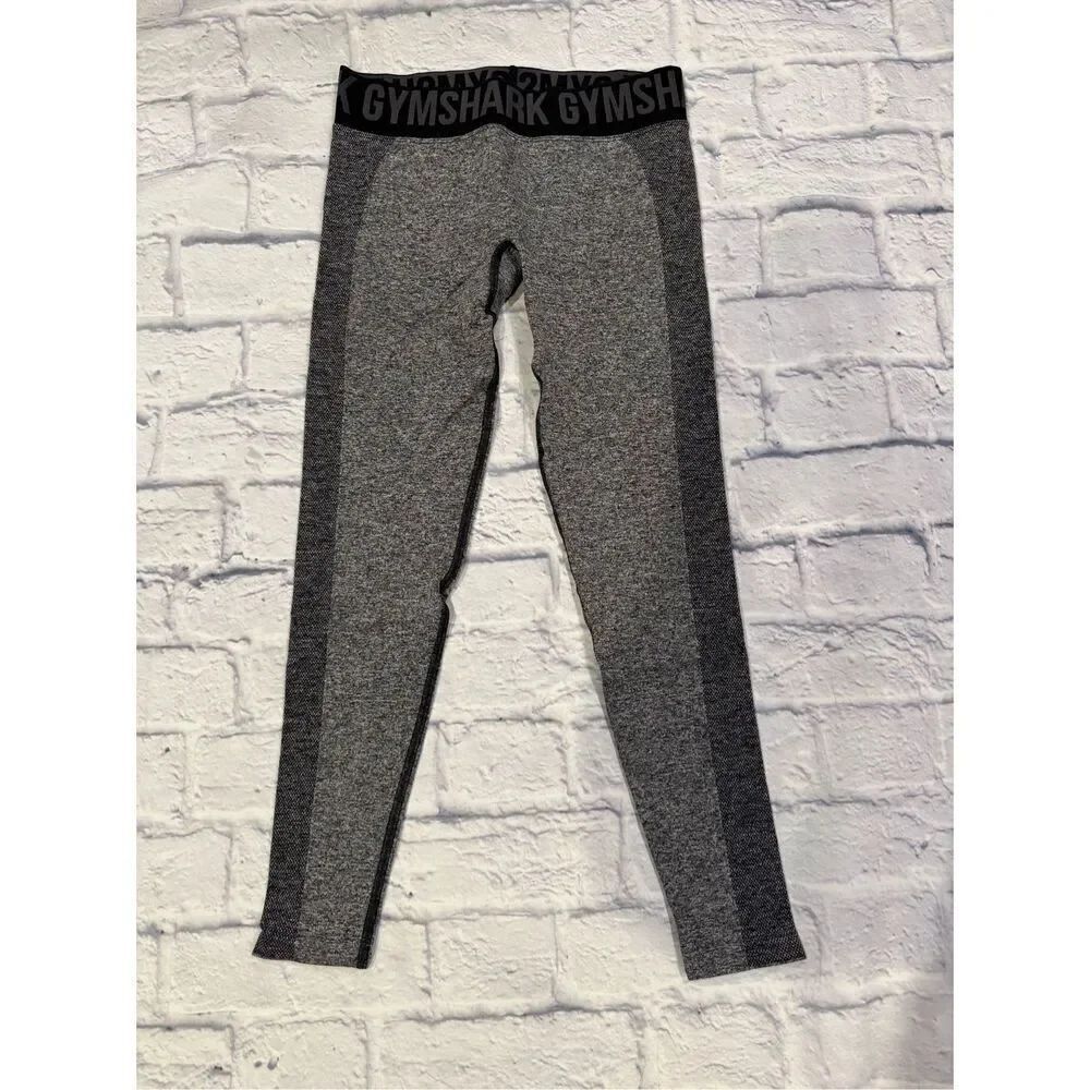 Gymshark NWOT Seamless Flex Leggings in Charcoal Gray/Black Size Small